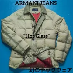 最終セール‼️【超美品】アルマーニ オリーブグリーンダウンジャケット 
