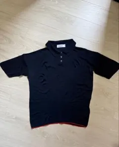 JIL SANDER ジルサンダー ニットポロシャツ ネイビーのサムネイル