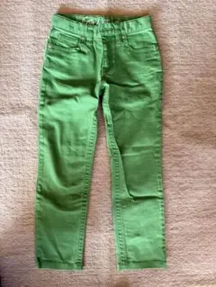 GapKids 緑色 デニム150