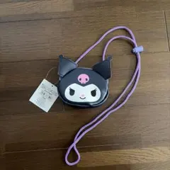 新品　くろみちゃん　コインケース ポーチ　ネックストラップ付　サンリオ