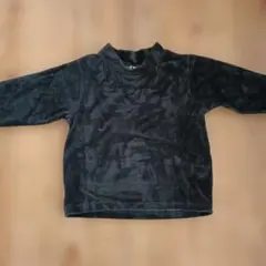 Kids World 黒 長袖カットソー 100