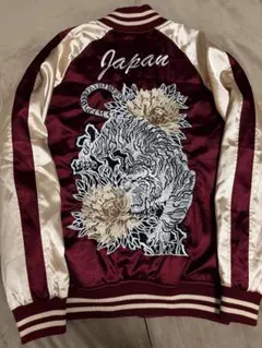 美品 Tiger ROGUES 虎 牡丹 刺繍 日本限定 vintage サテンのサムネイル