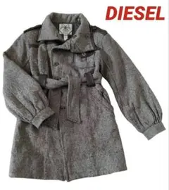 【イタリア製】DIESEL ディーゼル ウール混ロングコート