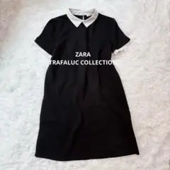 ZARA TRAFALUC COLLECTION半袖襟付きワンピース/3620