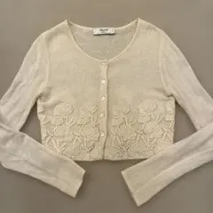 blugirl カシミヤ&アンゴラ　カーディガンのサムネイル