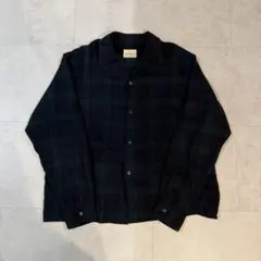 WTAPS チェック シャツ ネイビー 緑241CWDT-SHM04 - メルカリ