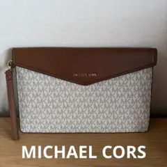 MICHAEL KORS クラッチバッグ リストレット MKロゴ - メルカリ