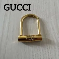 ☆GUCCI グッチ ゴールドトーン メタル キーホルダー キーリング☆