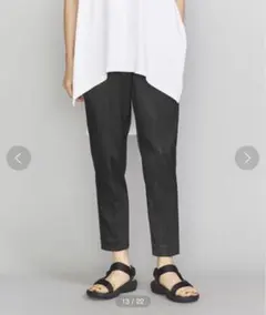 BY サテンドローストリングパンツ -ウォッシャブル-