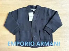 ジョルジオアルマーニ カーディガン ニットジャケット ライン 刺繍ロゴ