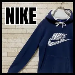 NIKE パーカー スウェット スウッシュ プリント ストリート スポーツ 古着