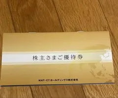 KNT-CTホールディングス 株主ご優待券 旅行割引券　2枚のサムネイル