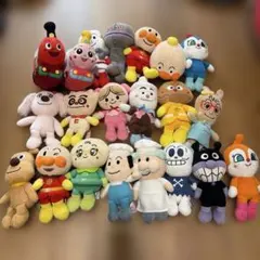 豪華22体セット】アンパンマン プリちぃ☆ビーンズ ぬいぐるみ まとめ
