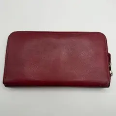 服*之様 GIORGIO ARMANI 長財布 ラウンドファスナー レッドのサムネイル