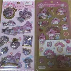 キラキラカプセルシール ドロップジュエリー サンリオ マイメロ シール