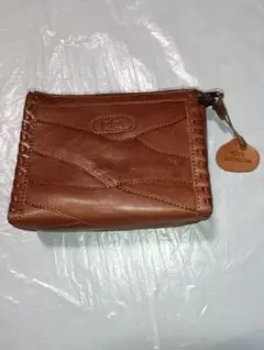 イビザExciting Club レザーポーチ ブラウン