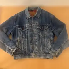 キ*キ様 Levi's デニムジャケット アメリカ製90s鬼ヒゲ襤褸