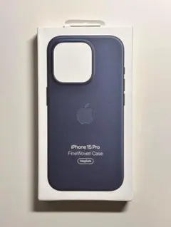 【新品】純正iPhone 15 Proファインウーブンケース・パシフィックブルー