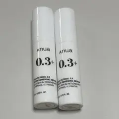 アヌア レチノール0.3 ナイアシンリニューイングセラム　7ml×2本