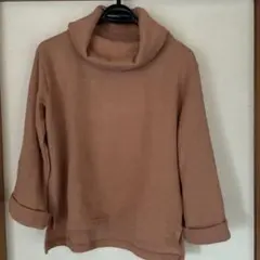 earth music & ecology ピンクベージュ セーター