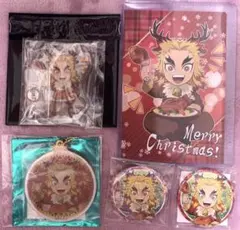 ☆ 鬼滅の刃　クリスマス2020　アクリルスタンド　缶バッジ　煉獄杏寿郎