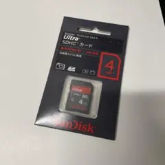 新品未使用未開封！SanDisk Ultra SDHCカード 4GB