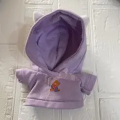 紫色 フード付き　２０センチ ぬいぐるみ パープル　ぬい活　推し活　KPOP