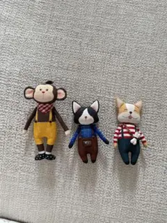 動物　ハンドメイド　ぬいぐるみ　手作り　布製　可愛い