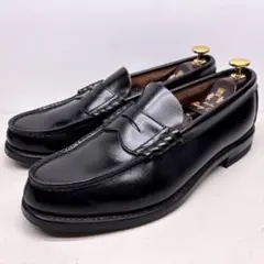 極美品■REGAL リーガル【25】2177 ローファー 本革 革靴 ブラック
