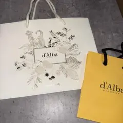 d'Alba 花柄ショッピングバッグセット