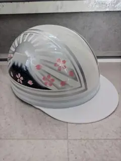 カスタムコルク半　白い✘シルバー富士日章　七色ラメ カスタムコルク半 Candyレッドラップ✘白富士日章 七色ラメ