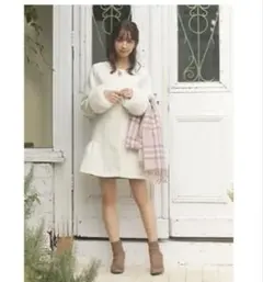 AnMILLE アンミール コート新品タグ付き アイボリー ビジュー ファー付き m50785968590_1.jpg?1730021995