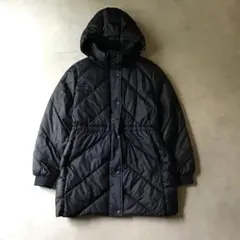 【人気】GAP ギャップ　ダウンジャケット　デザイン◎ ブラック　ネイビー　M