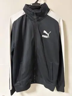 美品 PUMA ジャージ T7 トラックジャケット M ブラック