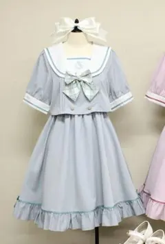 Amavel Dreamingセーラーワンピース リボンベレー帽 セット - メルカリ