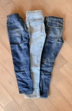 3本まとめ売り　スキニーデニム 130サイズ　H&M 他