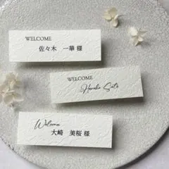 席札tg-９　ウェディング 席札タグ