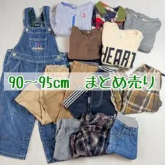 男の子まとめ売り90〜95cm秋冬/F.OKIDS/BABYGAPオーバーオール