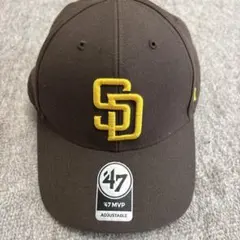 47 MVP ブラウン SDロゴ キャップ