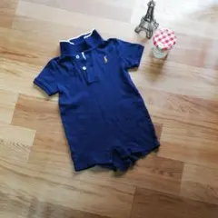 バケットハット付き　ラルフローレン ロンパース