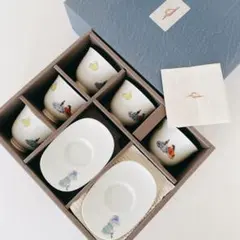 箱入り 深川製磁 六歌仙 茶托付仙茶椀揃