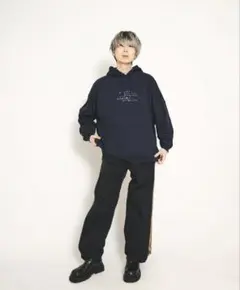 indigo la End 蒼糸リリックフーディー Lサイズ