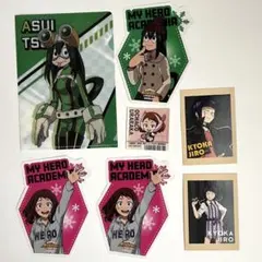 【まとめ売り】 ヒロアカ 麗日お茶子 蛙吹梅雨 耳郎響香 ファイル ステッカー