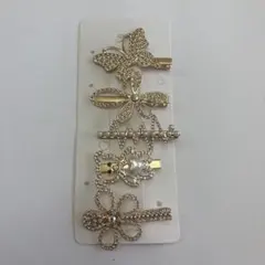 ヘアピン　ヘアアクセサリー　ヘアクリップ　5点セット