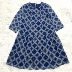 美品SOULEIADOトゥモローランド 幾何学柄チュニックワンピース - メルカリ