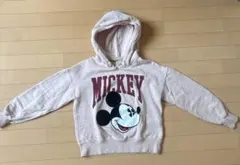 【Zara kids】ミッキー　プリントパーカー ピンク 150