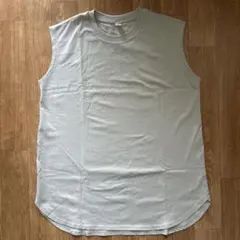 新品☆UNIQLO☆ユニクロ☆エアリズム☆ノースリーブ☆M☆ベージュ☆