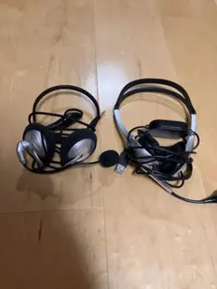 エレコム ヘッドセット 有線　2個セット