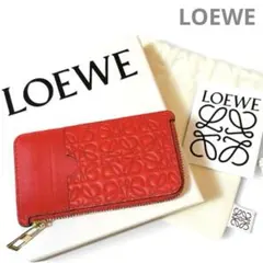【美品】LOEWE ロエベ フラグメントケース コンパクト ミニ財布 アナグラム