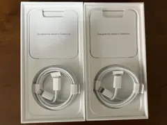iPhone急速充電ケーブル　２本　アップル純正品　正規品　付属品